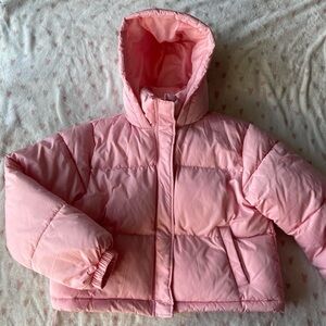 Bubblegum Pink Puffer Coat